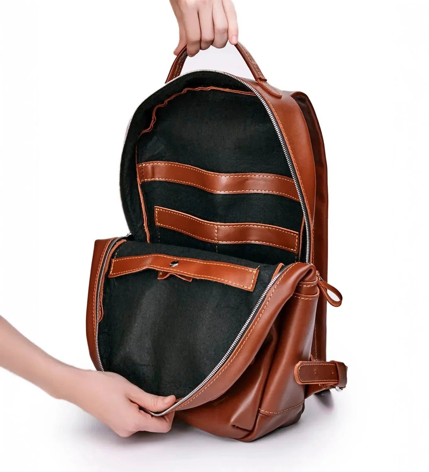 Smooth Leather Backpack for Work and Travel | Splay