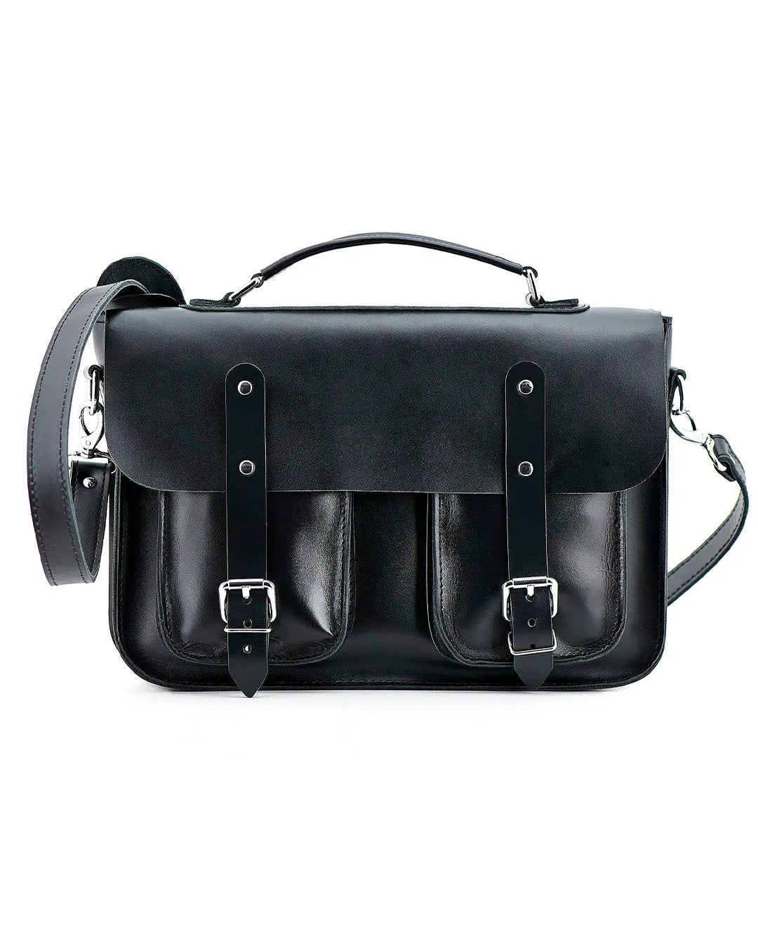 Leather Satchel Bag for Men – Work & Laptop Briefcase | Barrister