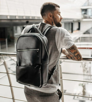 Smooth Leather Backpack for Work and Travel | Splay