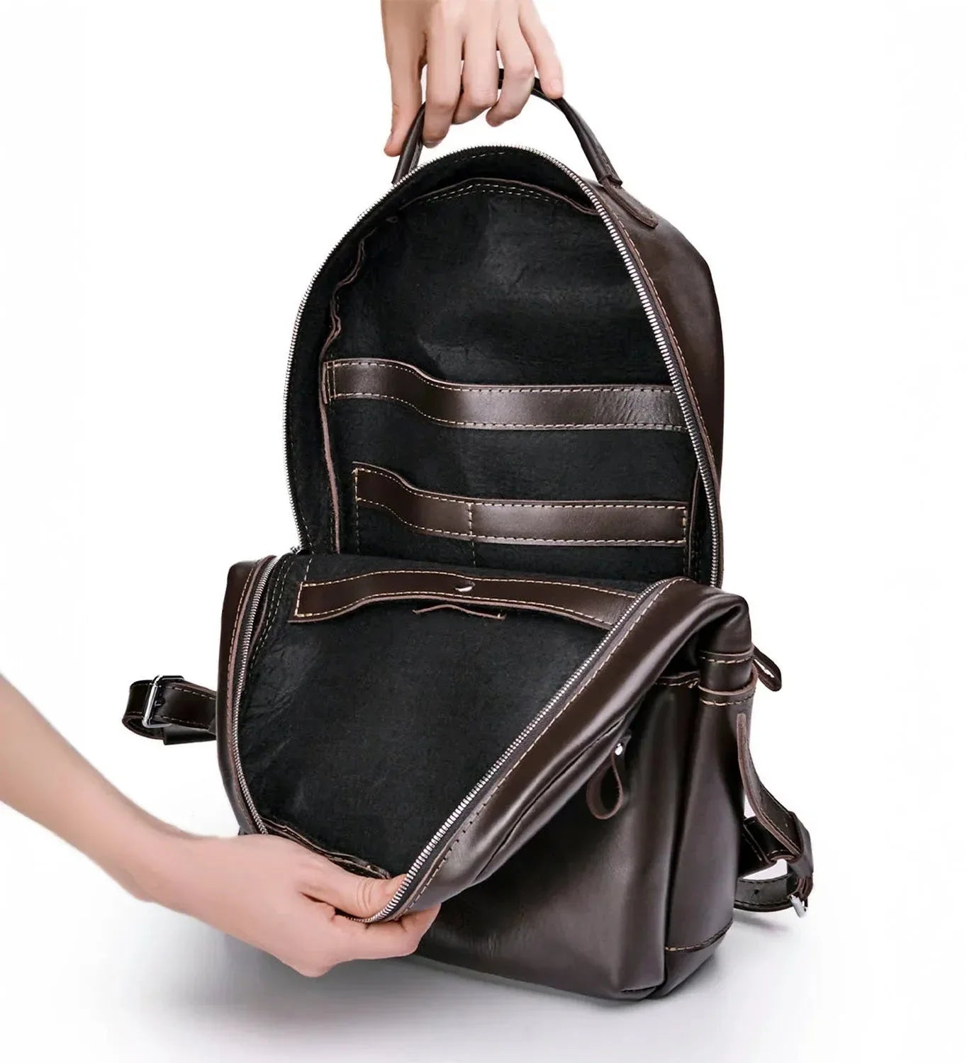 Smooth Leather Backpack for Work and Travel | Splay