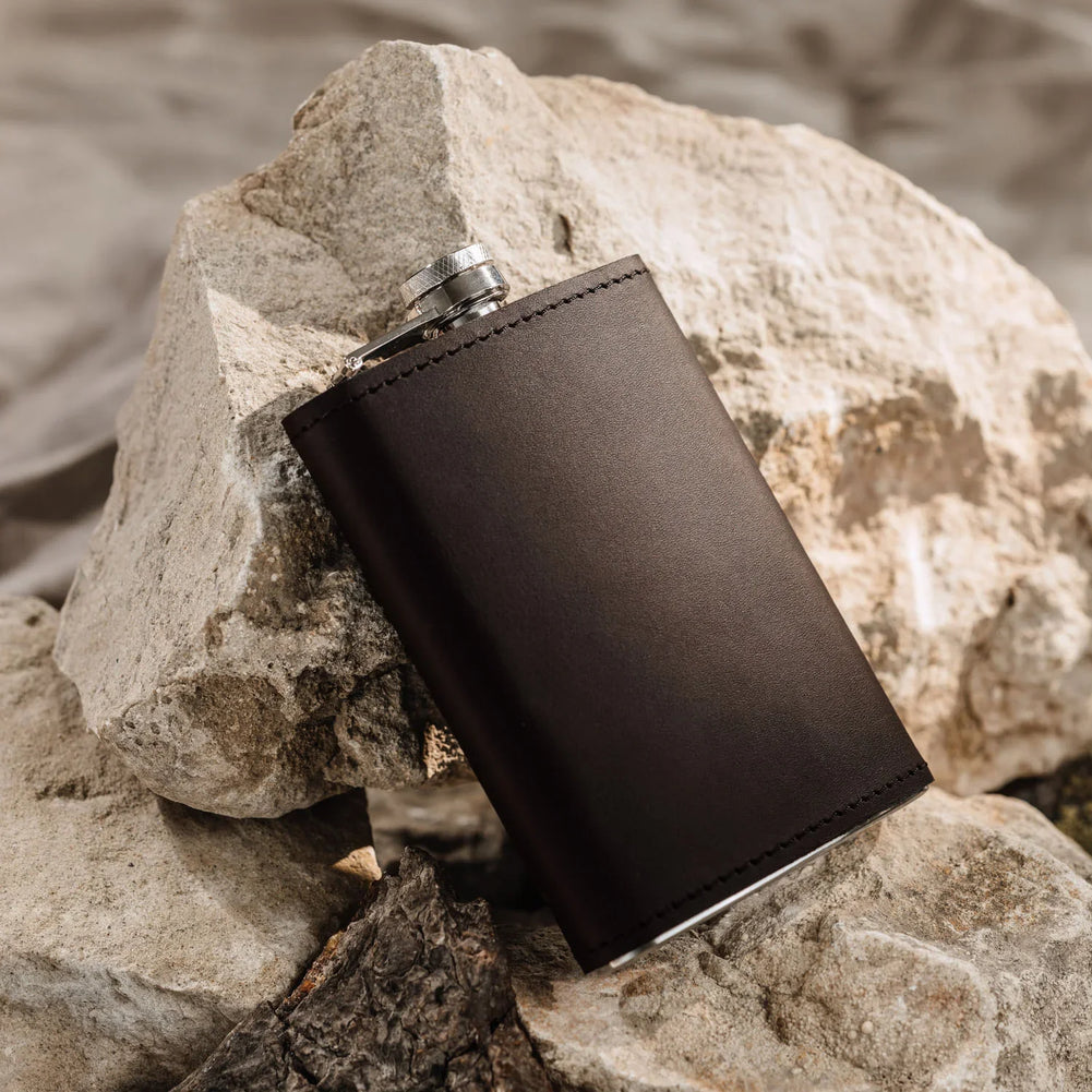 Flask | Matte Leather