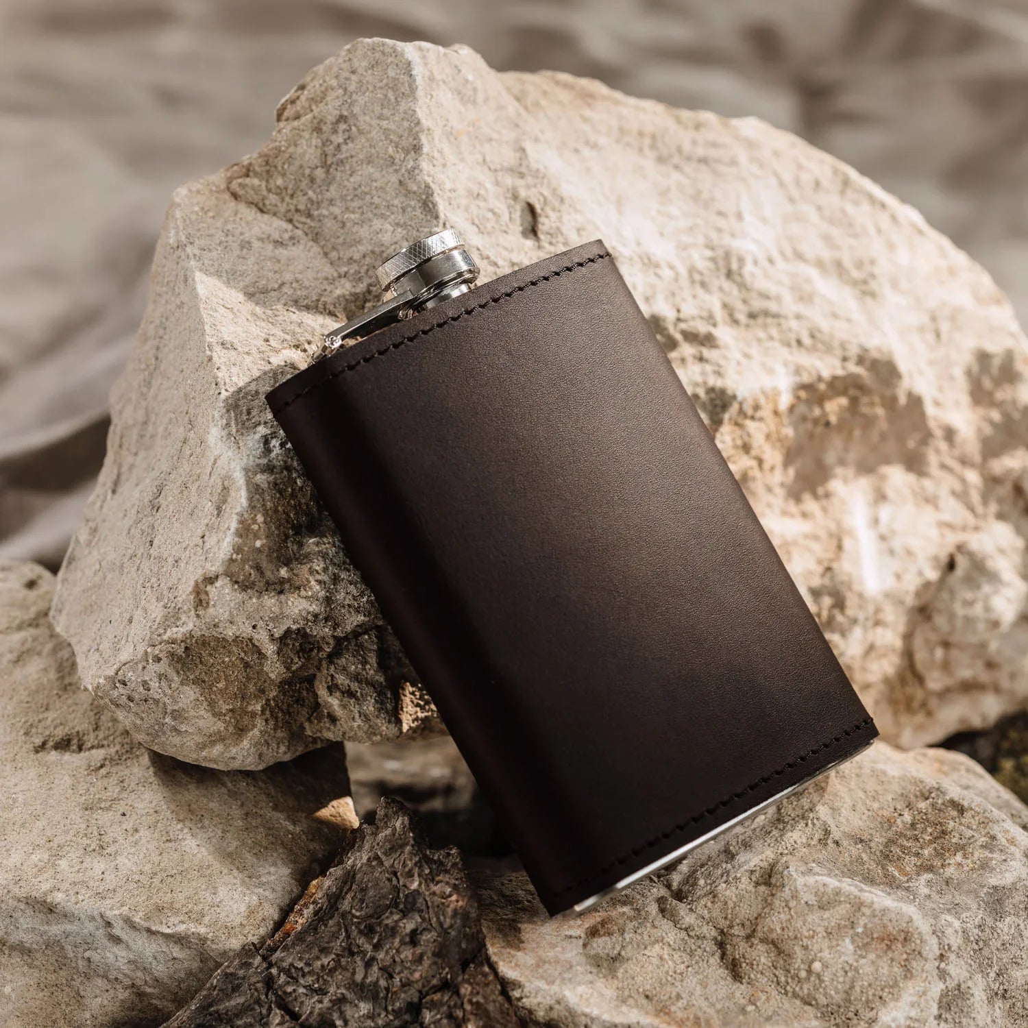 Flask | Matte Leather
