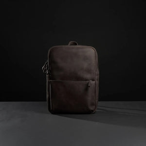 Matte Leather Laptop Backpack for Work and Travel | Nomad
