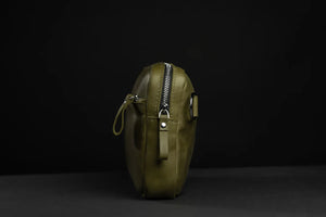 Zippered Leather Crossbody Bag for Men and Women | Orson