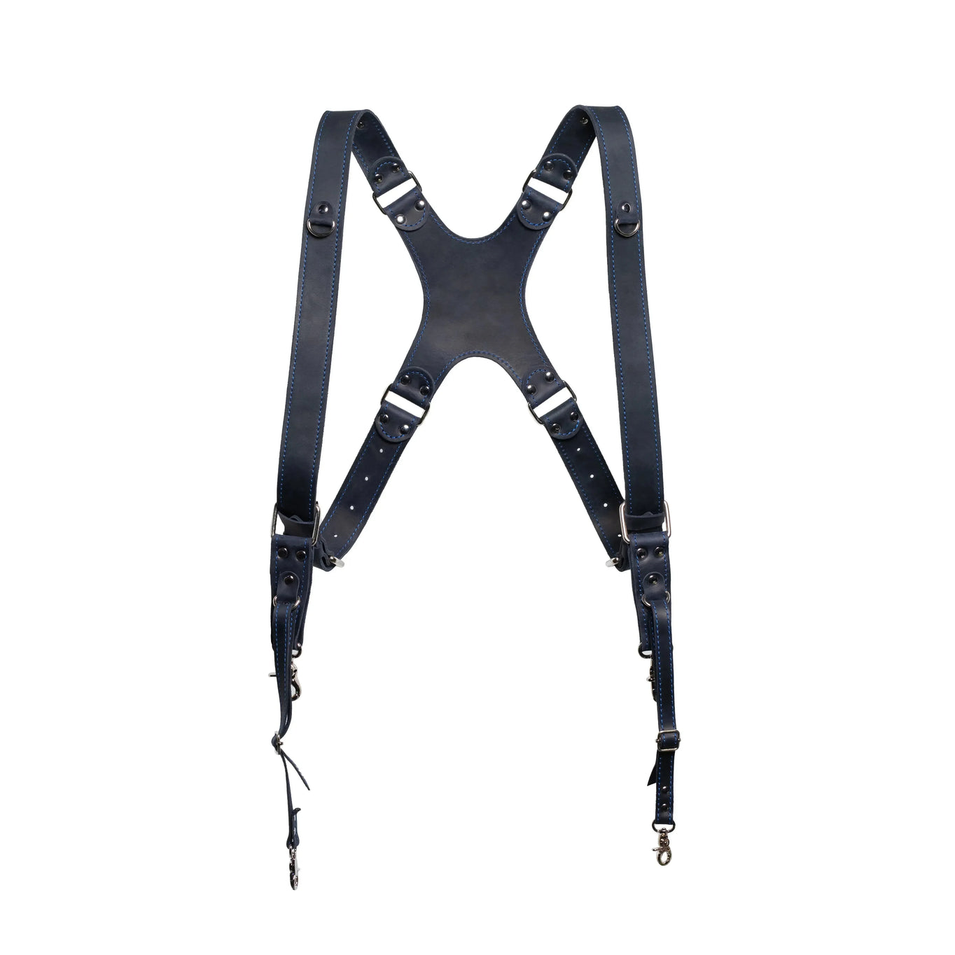 Dual Camera Harness – Matte Leather with Custom Logo Option