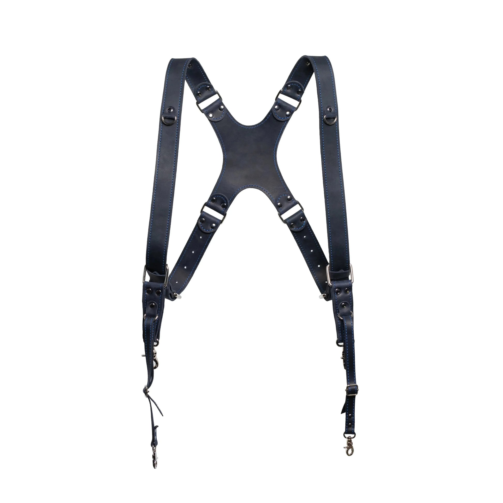 Dual Camera Harness – Matte Leather with Custom Logo Option