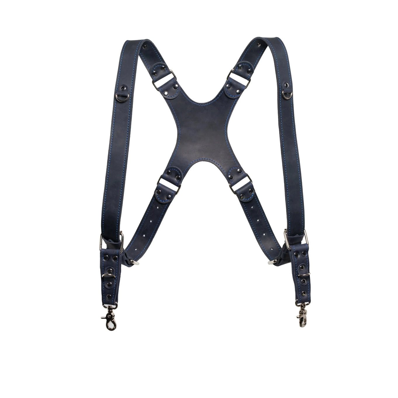 Dual Camera Harness – Matte Leather with Custom Logo Option