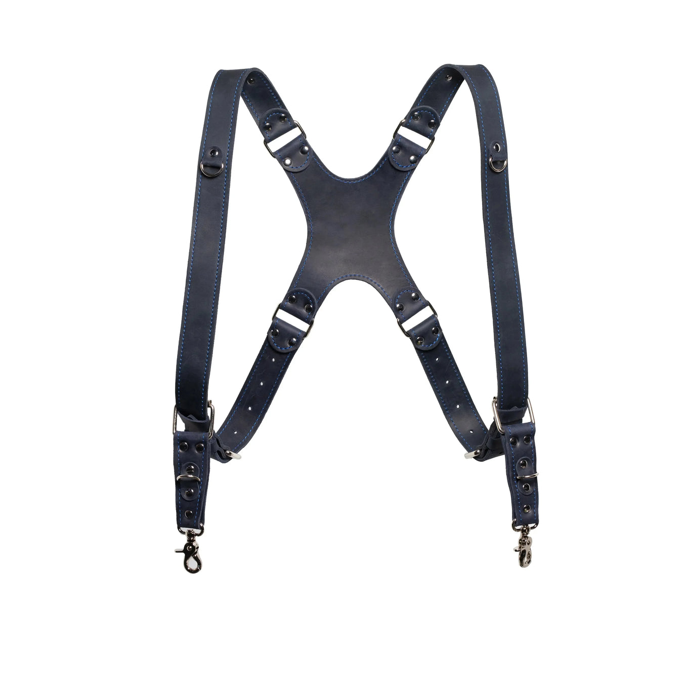 Dual Camera Harness – Matte Leather with Custom Logo Option