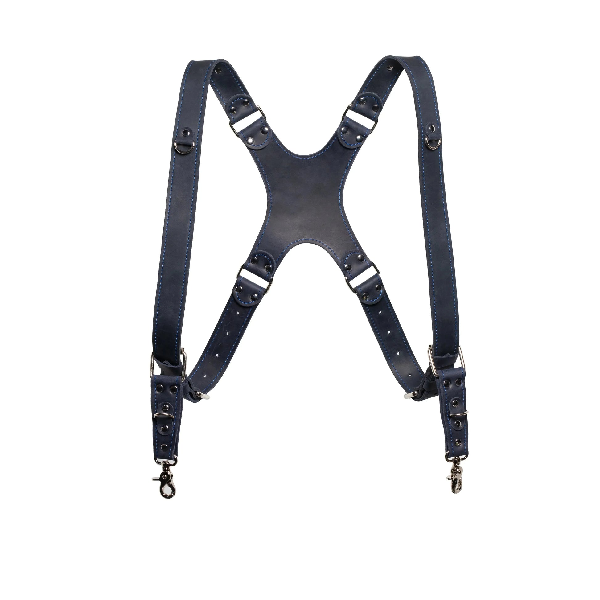 Dual Camera Harness – Matte Leather with Custom Logo Option