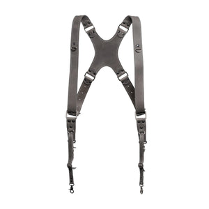 Dual Camera Harness – Matte Leather with Custom Logo Option