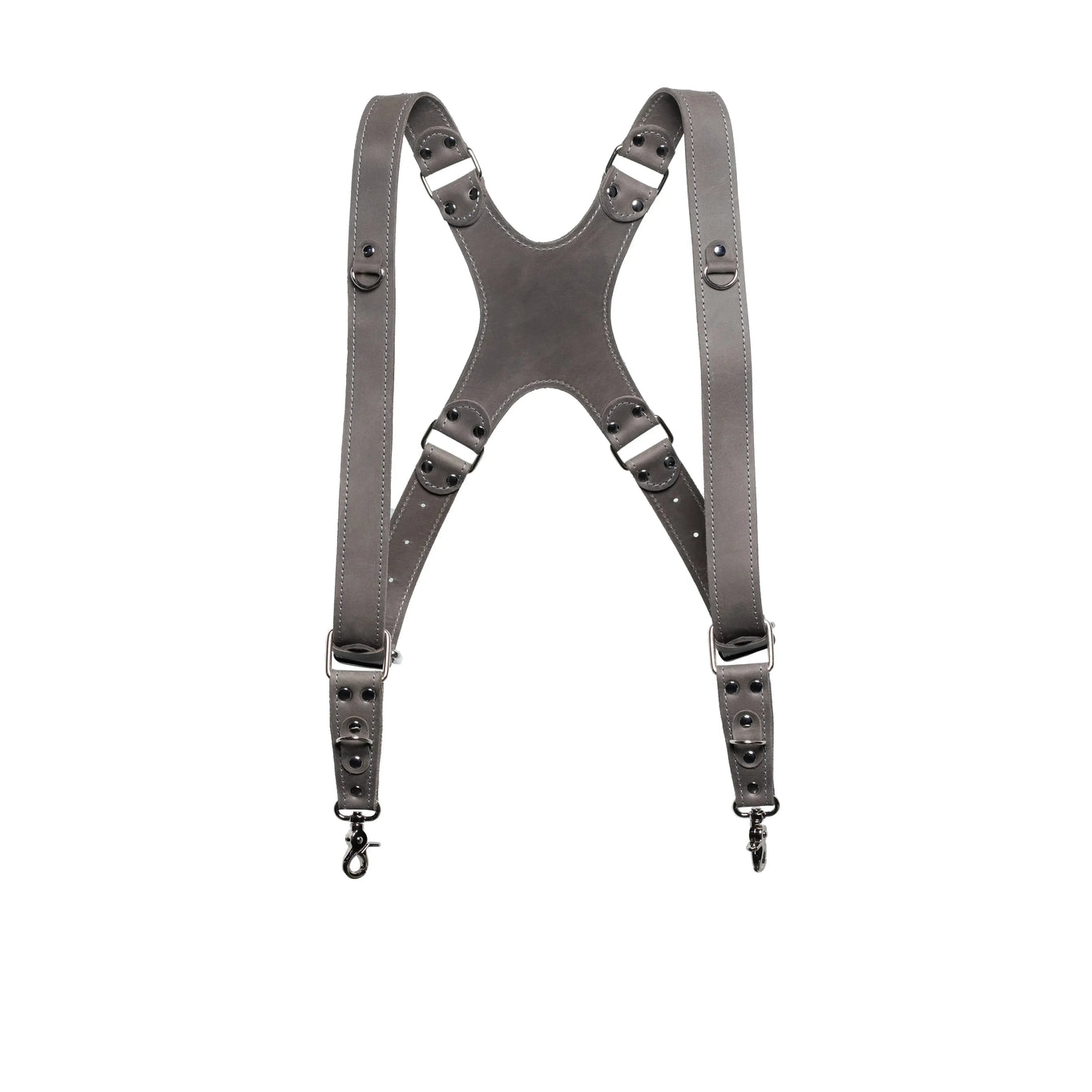 Dual Camera Harness – Matte Leather with Custom Logo Option