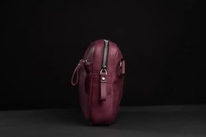 Zippered Leather Crossbody Bag for Men and Women | Orson
