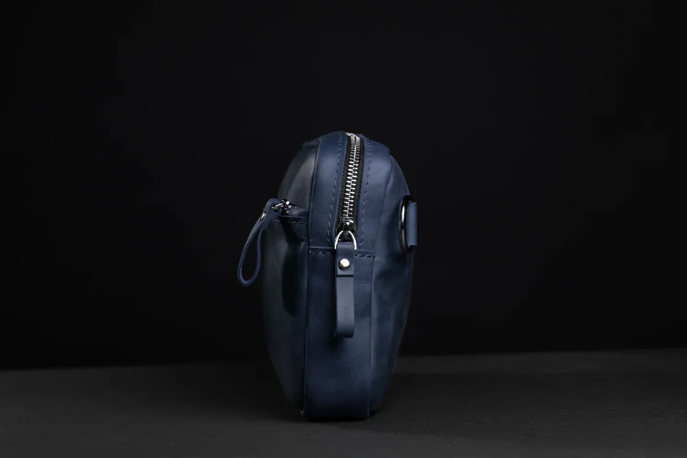 Zippered Leather Crossbody Bag for Men and Women | Orson