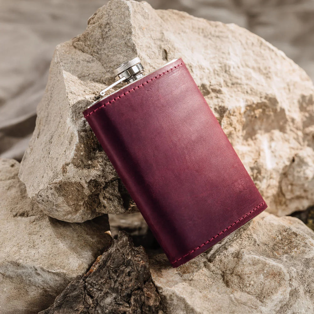 Flask | Matte Leather
