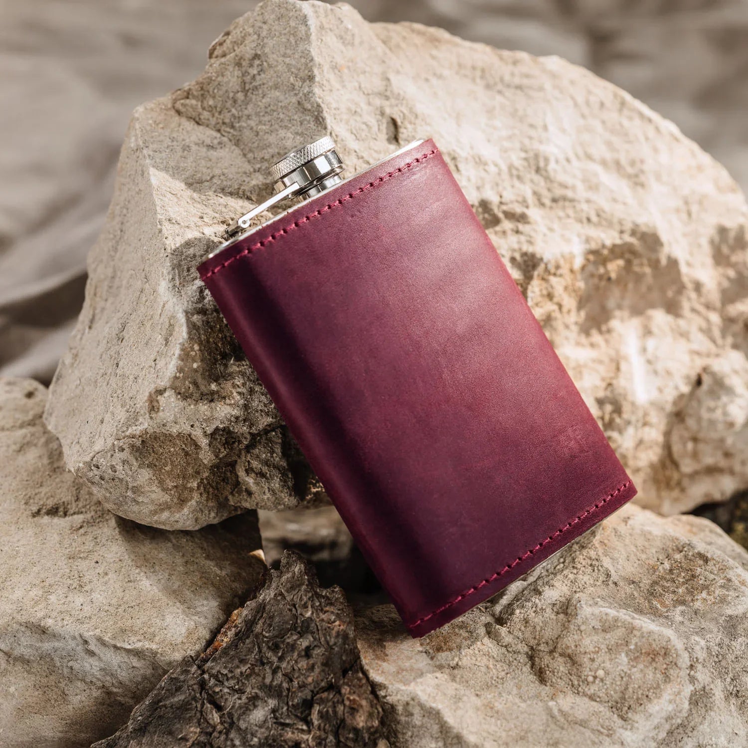 Flask | Matte Leather