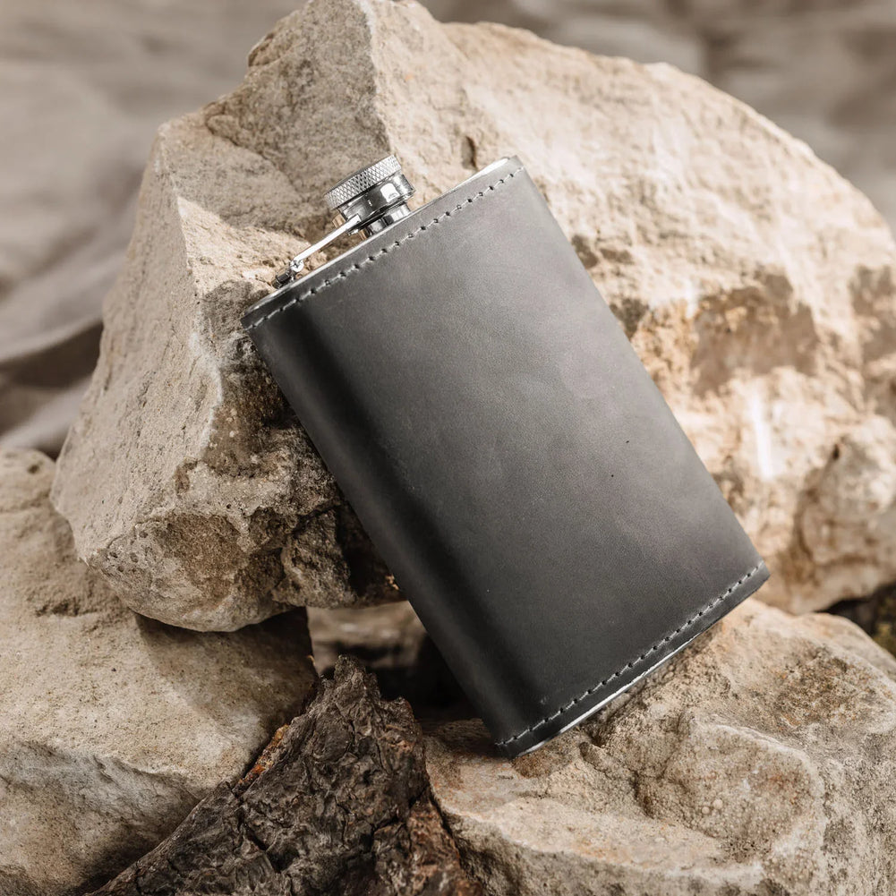 Flask | Matte Leather