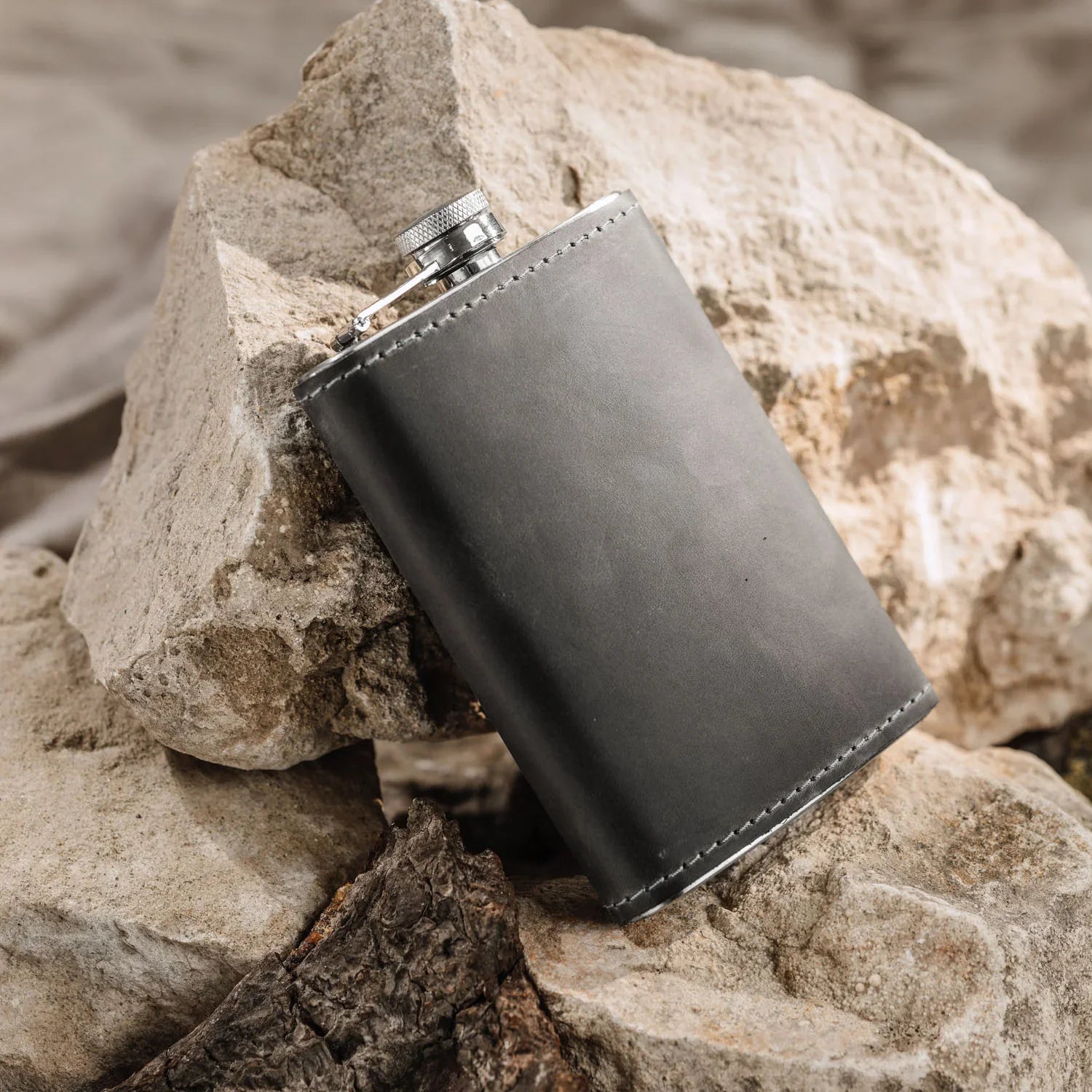 Flask | Matte Leather