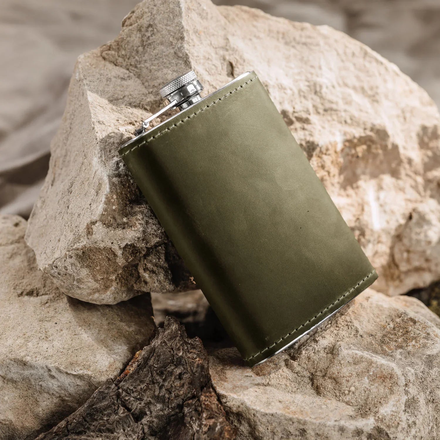 Flask | Matte Leather