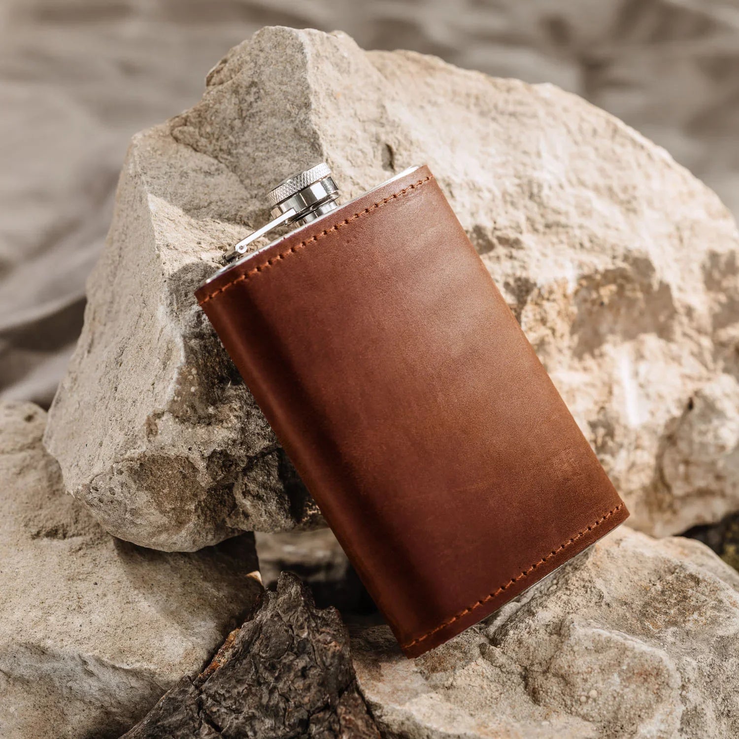 Flask | Matte Leather