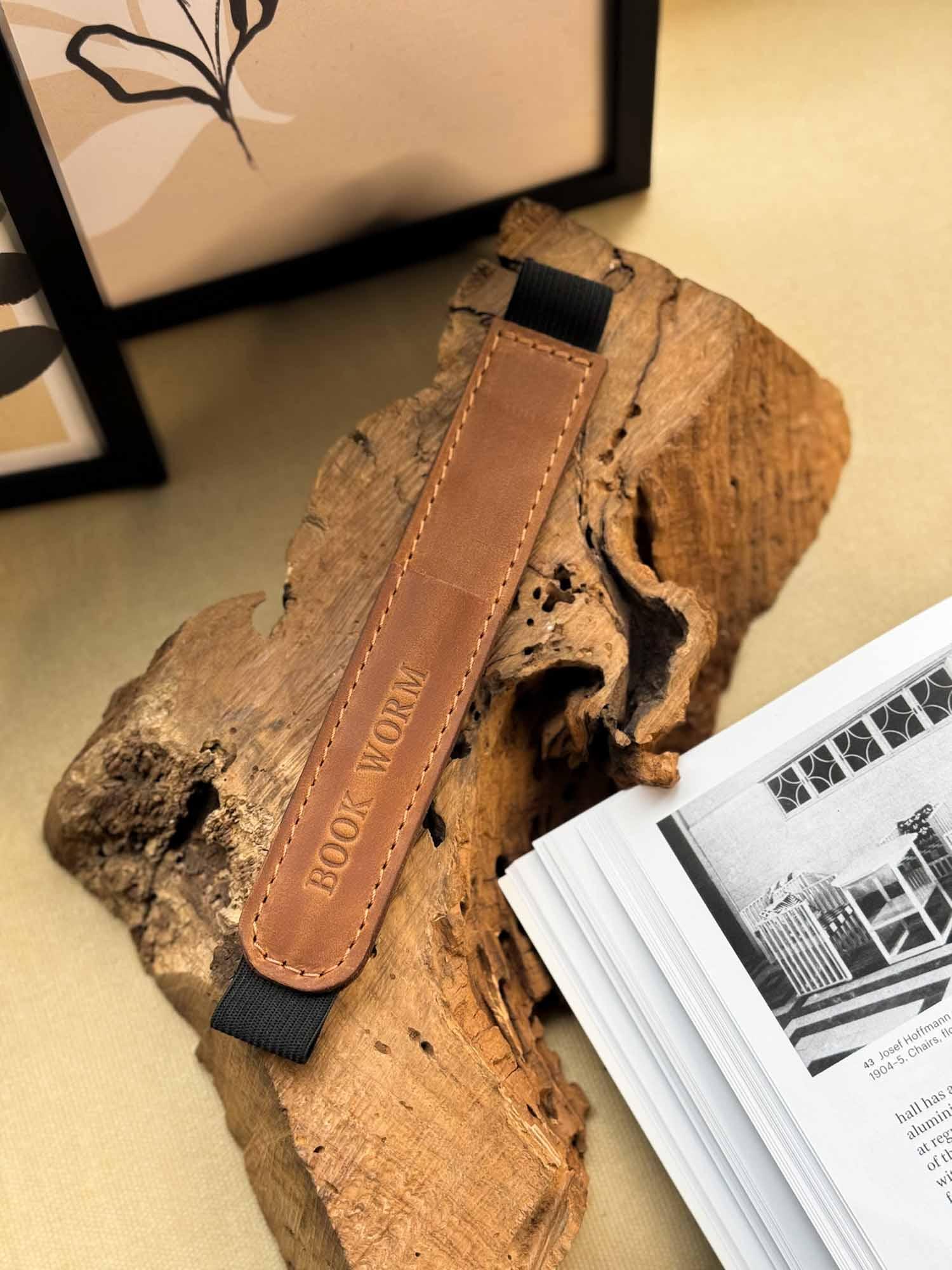 Bookmark with Elastic Strap & Pencil Holder | BookMate