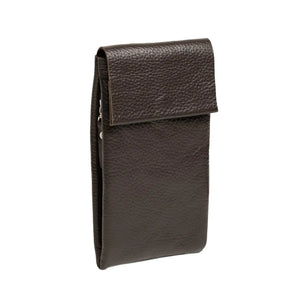 Minimalist Phone Pouch – Grainy Leather Crossbody Bag