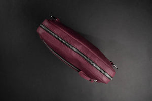 Zippered Leather Crossbody Bag for Men and Women | Orson