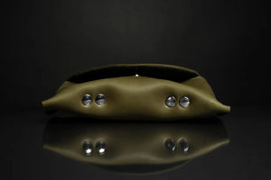 Handmade Waxed Matte Leather Case for Sunglasses