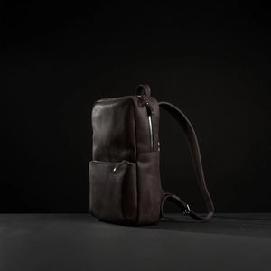 Matte Leather Laptop Backpack for Work and Travel | Nomad