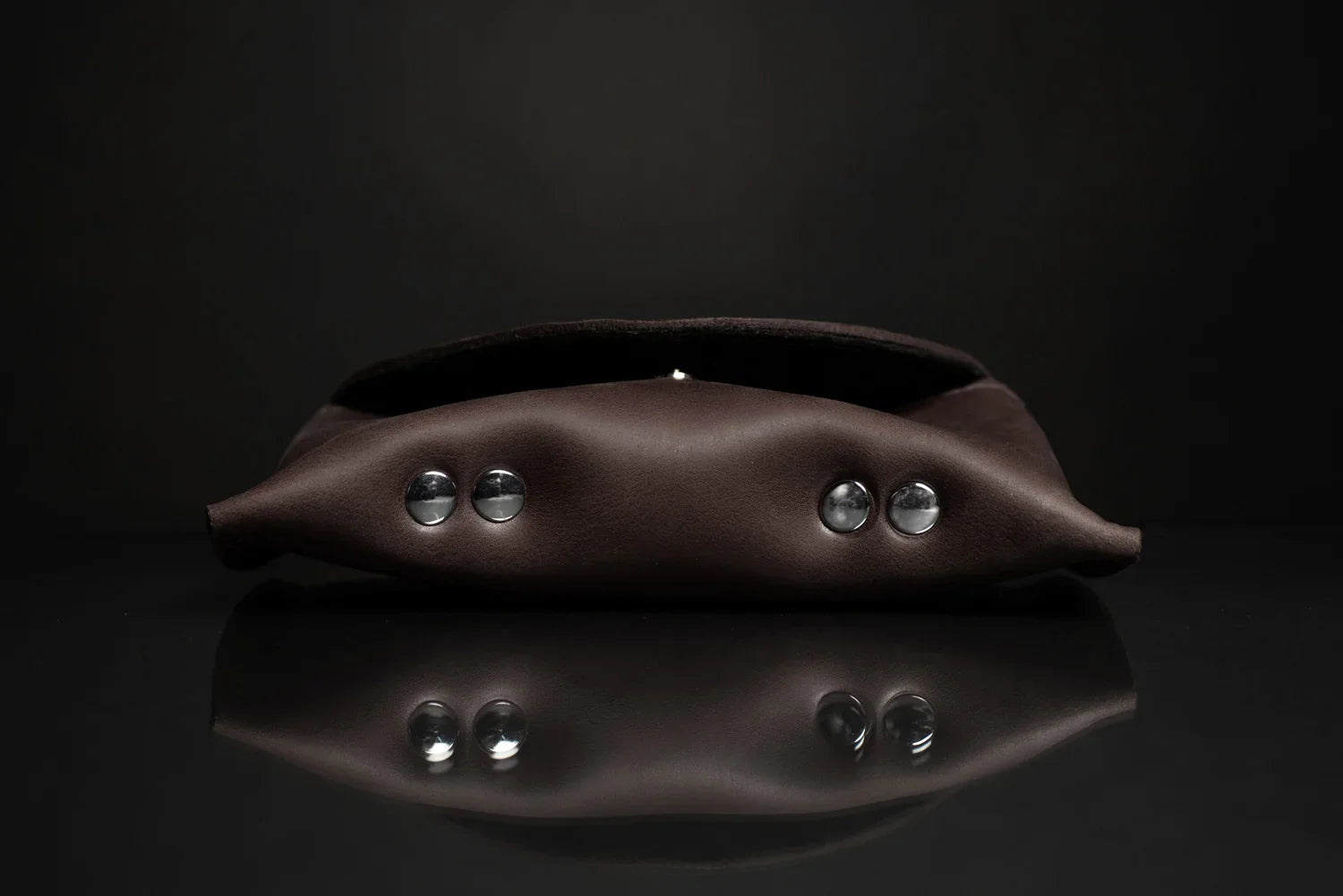 Handmade Waxed Matte Leather Case for Sunglasses