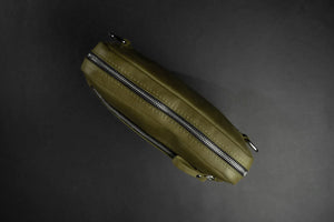 Zippered Leather Crossbody Bag for Men and Women | Orson