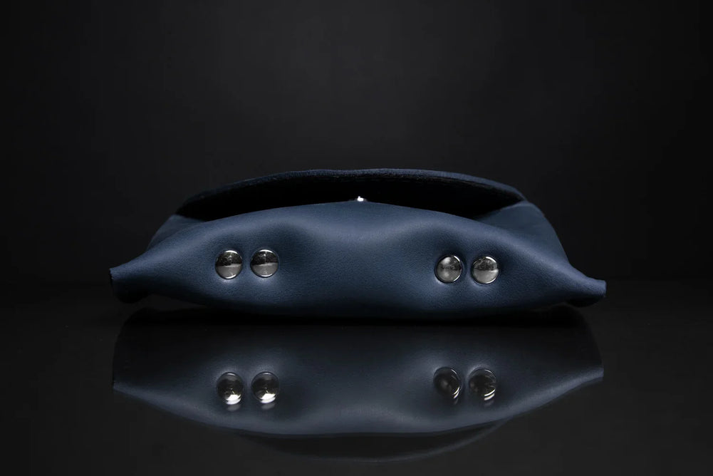 Handmade Waxed Matte Leather Case for Sunglasses