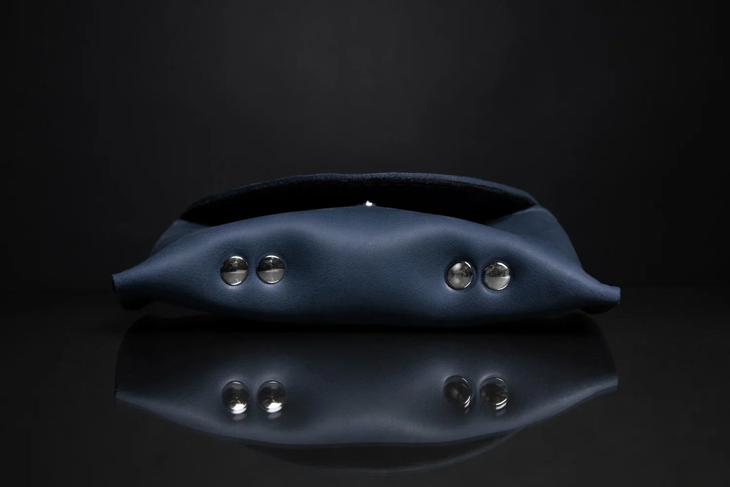 Handmade Waxed Matte Leather Case for Sunglasses