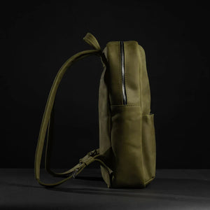 Matte Leather Laptop Backpack for Work and Travel | Nomad