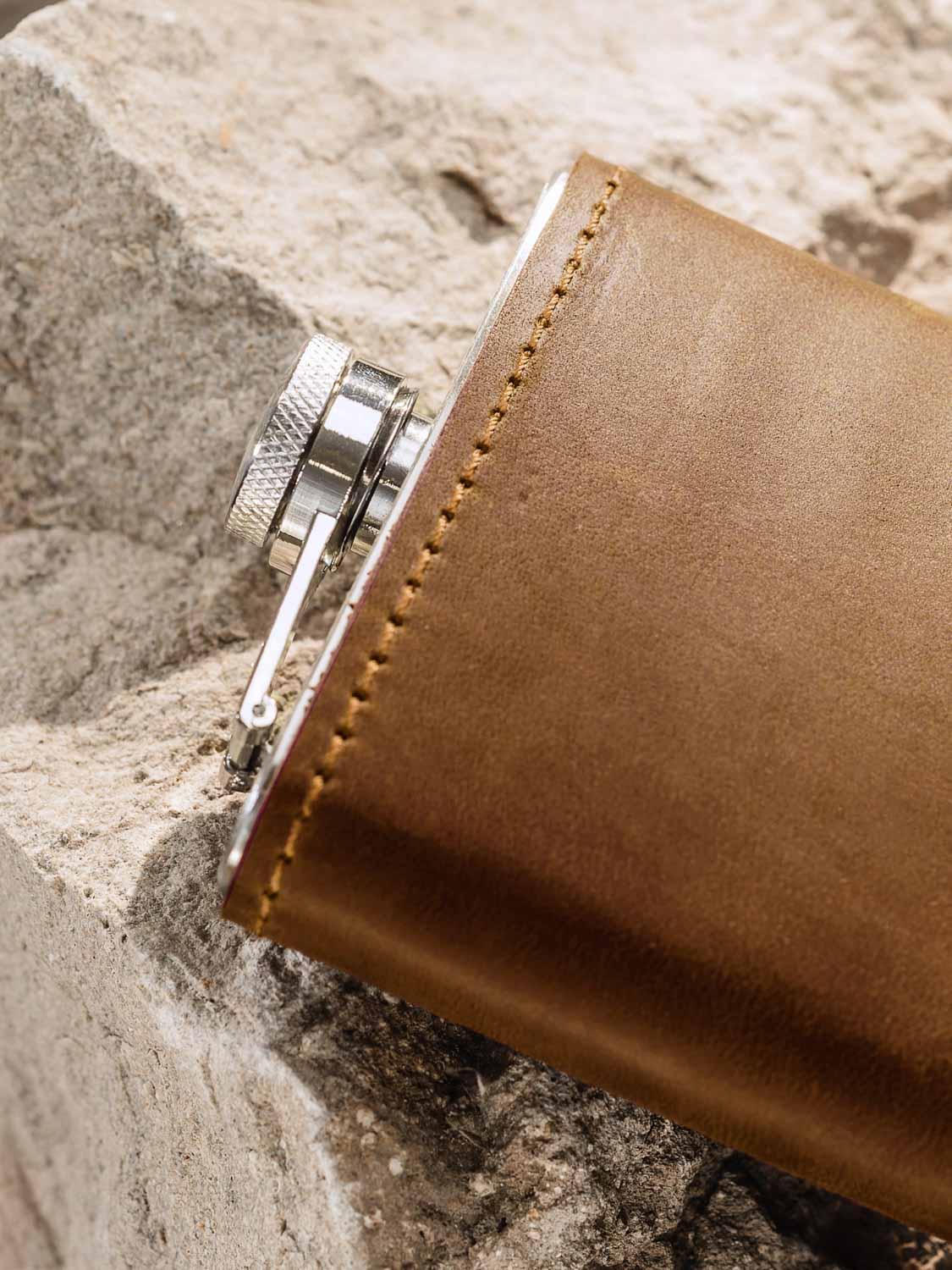 Flask | Matte Leather