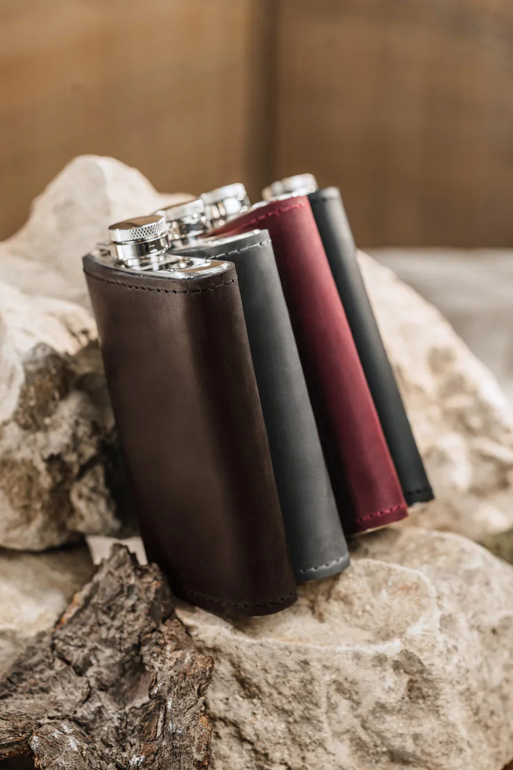 Flask | Matte Leather
