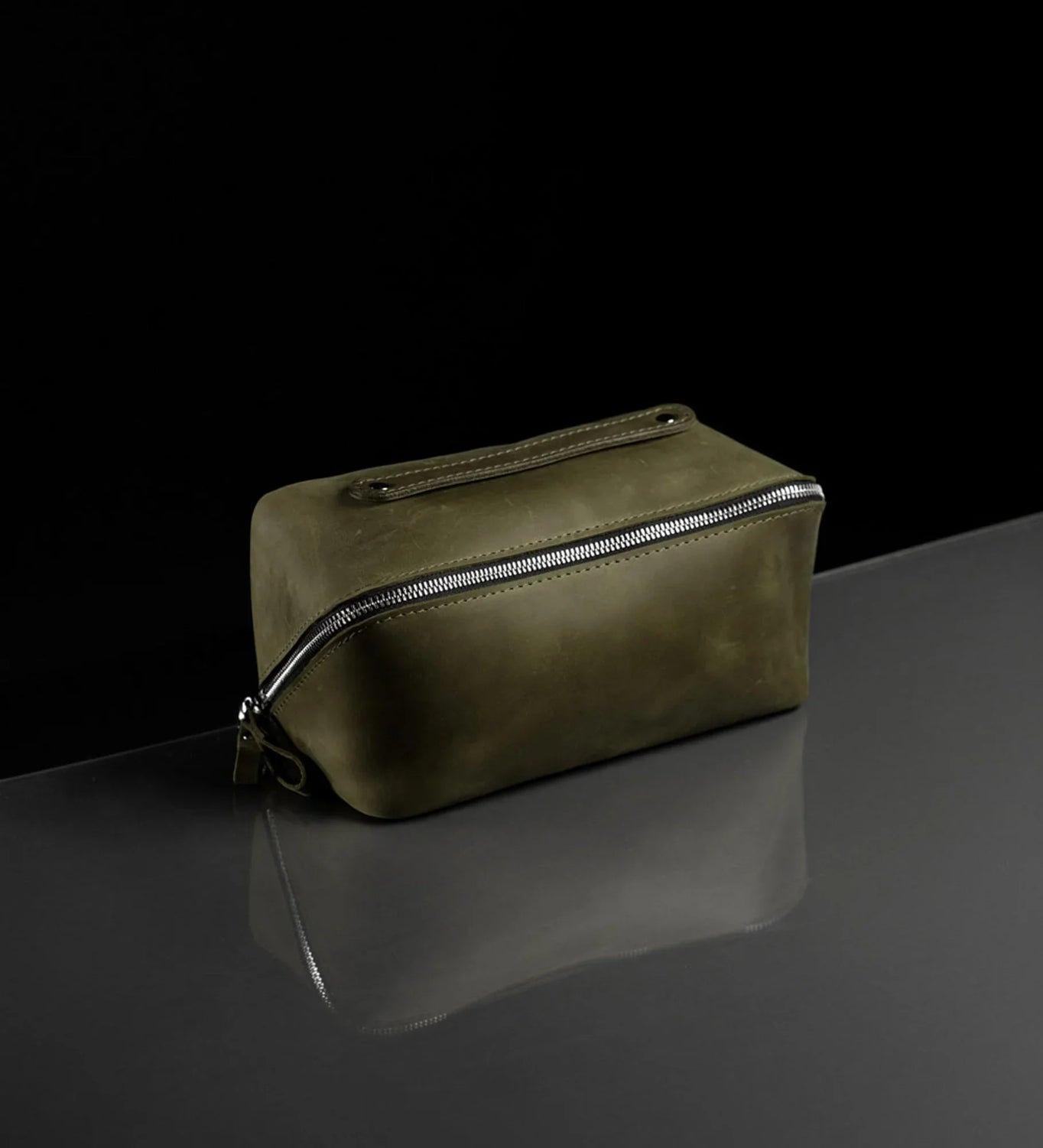 Matte Leather Cosmetic Bag – Travel Toiletry Organizer | BeautyBox