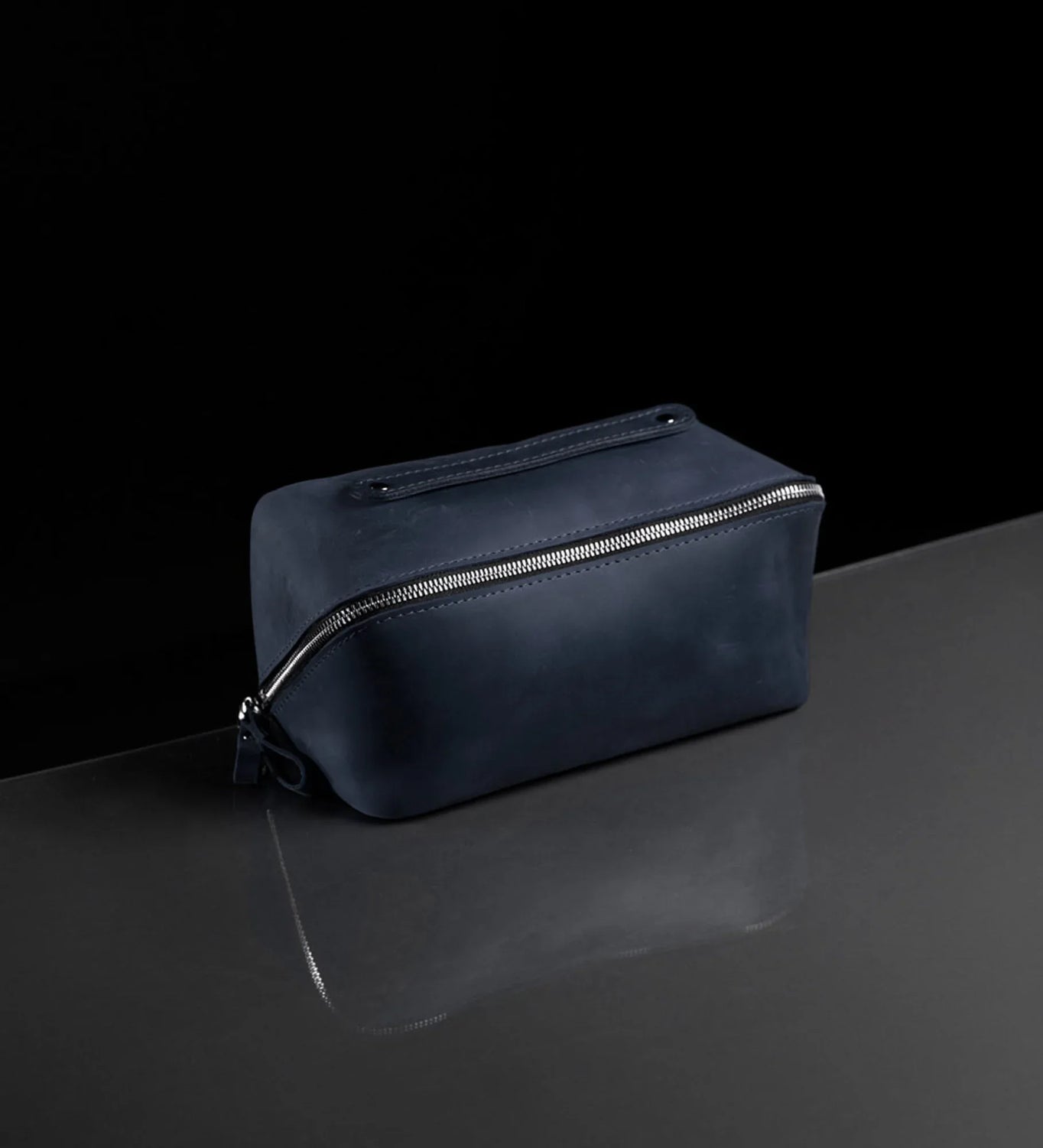 Matte Leather Cosmetic Bag – Travel Toiletry Organizer | BeautyBox