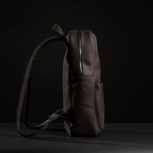 Matte Leather Laptop Backpack for Work and Travel | Nomad