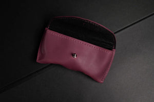 Handmade Waxed Matte Leather Case for Sunglasses