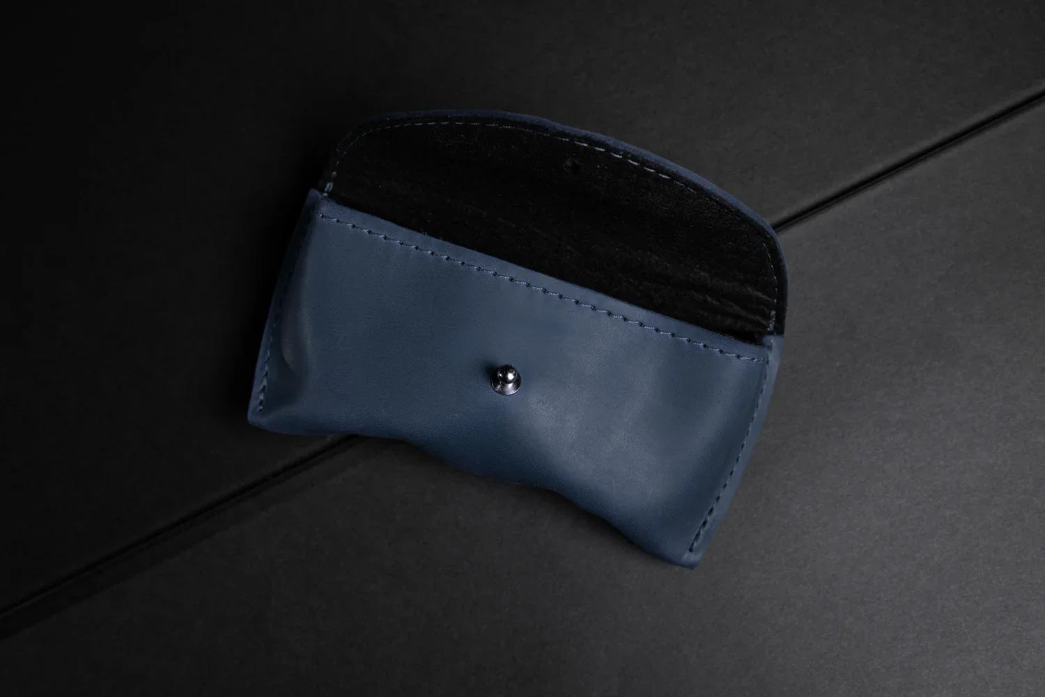 Handmade Waxed Matte Leather Case for Sunglasses