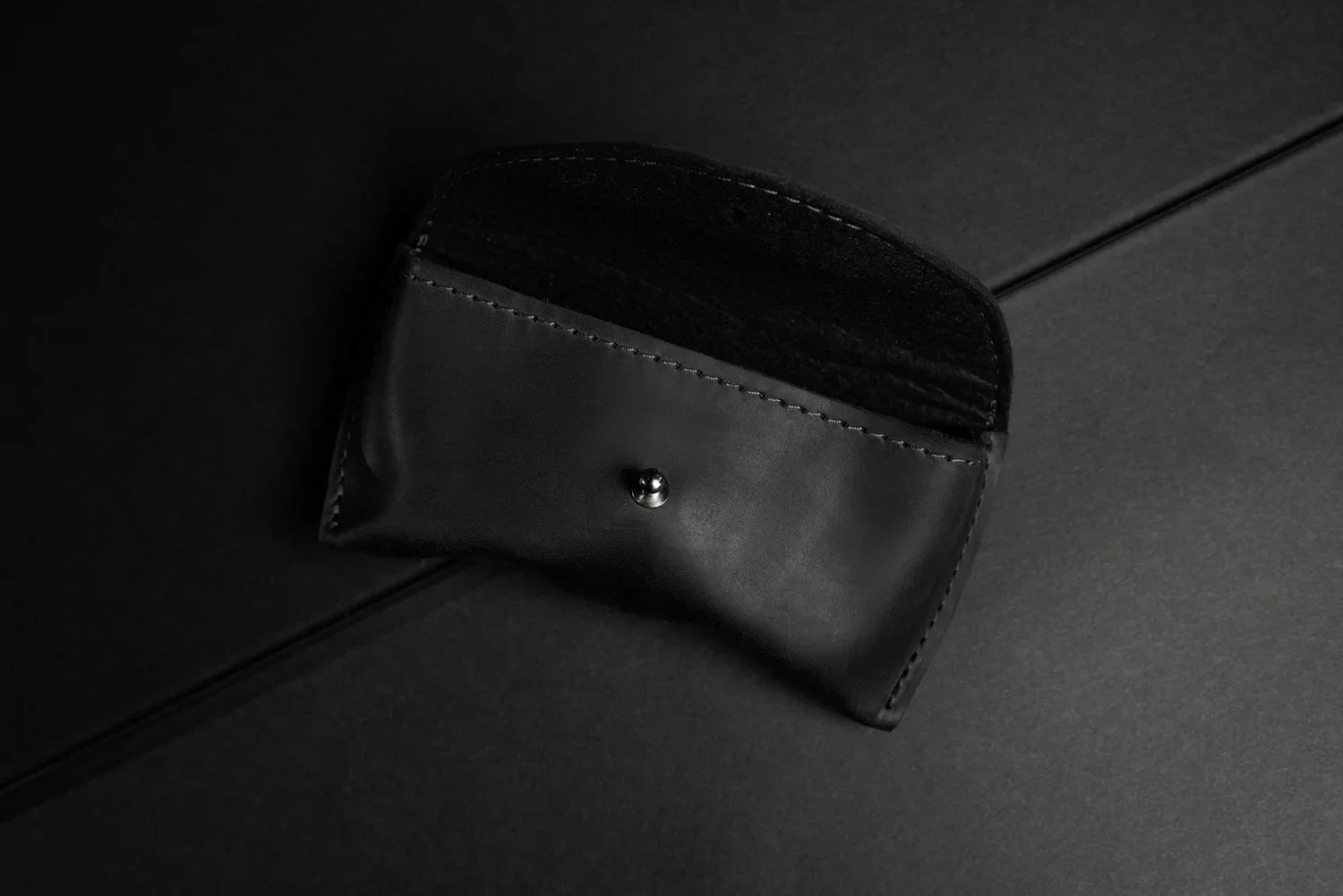 Handmade Waxed Matte Leather Case for Sunglasses