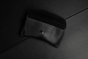 Handmade Waxed Matte Leather Case for Sunglasses