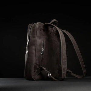 Matte Leather Laptop Backpack for Work and Travel | Nomad