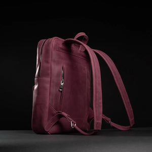 Matte Leather Laptop Backpack for Work and Travel | Nomad