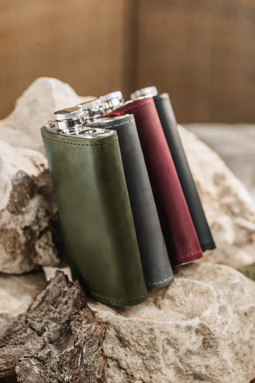 Flask | Matte Leather