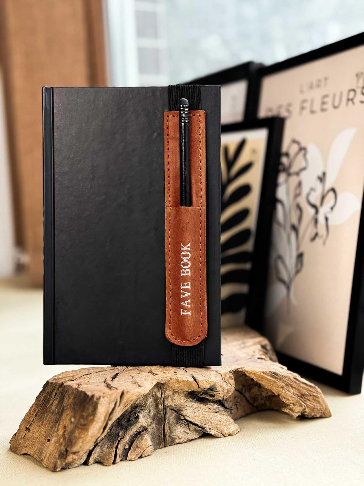 Bookmark with Elastic Strap & Pencil Holder | BookMate