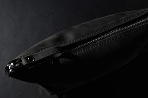 Leather Cosmetic Travel Bag – Matte Waxed Finish | Allure