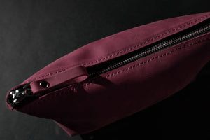 Leather Cosmetic Travel Bag – Matte Waxed Finish | Allure