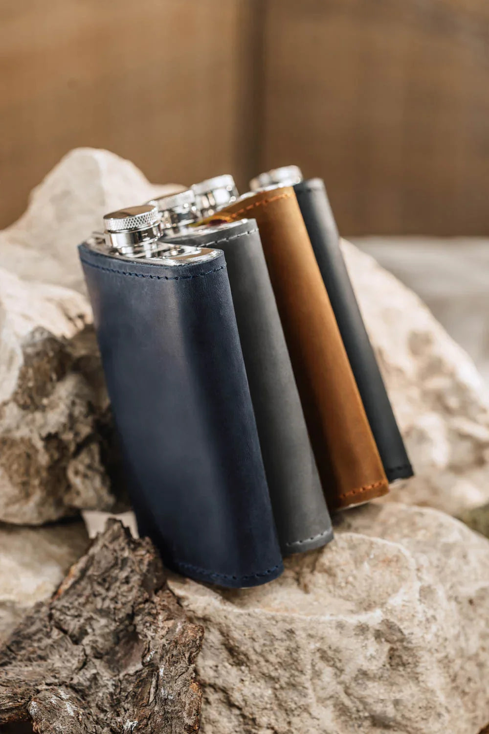 Flask | Matte Leather