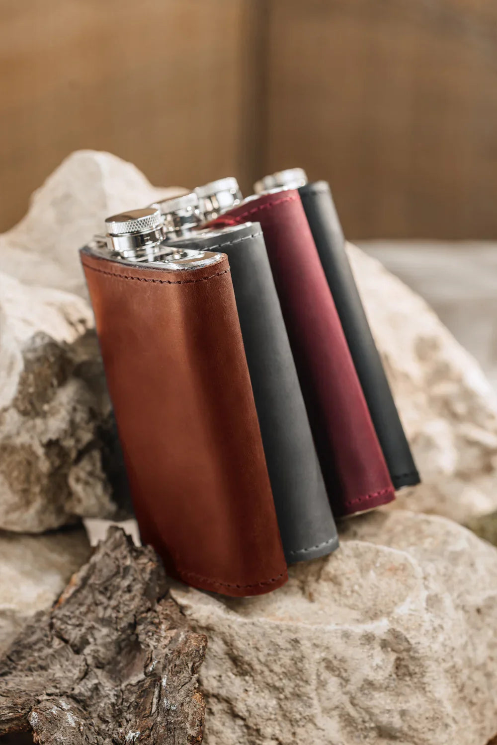 Flask | Matte Leather